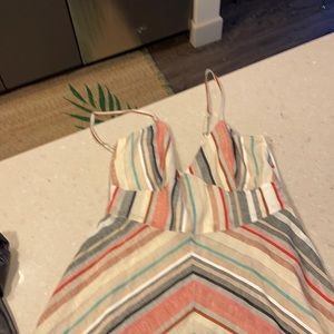 Stripped summer dress medium